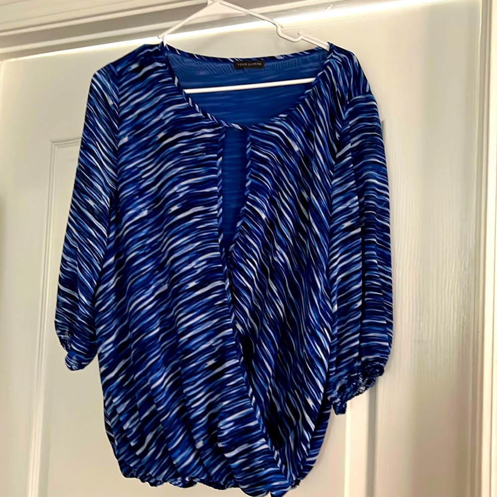 Blue Blouse by Vince Camuto